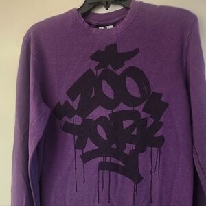 Zoo York Men's Bold Purple Crewneck Long Sleeve
